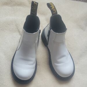 Dr. Martens Black Leather Boots For girls